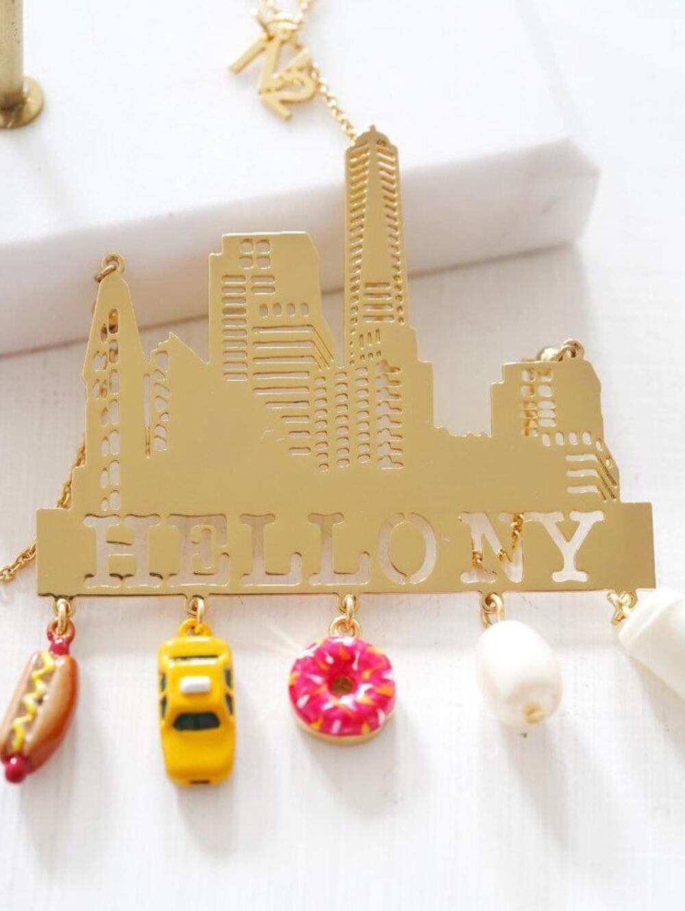 N2 by Les Nereides Hello New York Charms Pendant Necklace